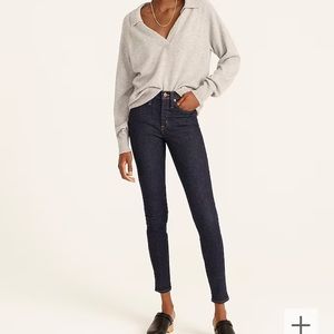 Like new J Crew stretch Toothpick jeans size 30 TALL inseam.  Classic rinse.
